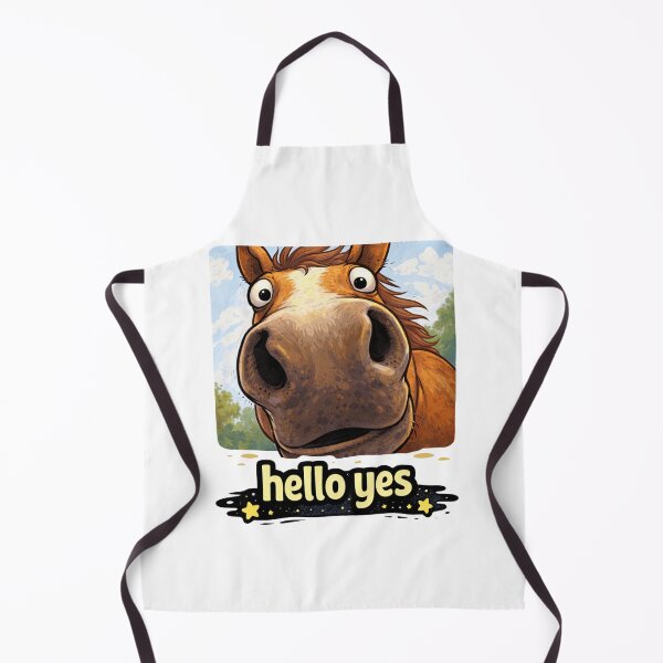 Item preview, Hello Yes Horse Funny Meme designed and sold by MonkiFlipp.