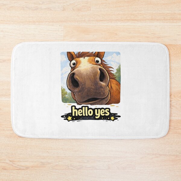 Item preview, Hello Yes Horse Funny Meme designed and sold by MonkiFlipp.