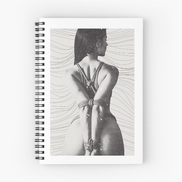 Item preview, Abstract Female Back Rope Art Poster designed and sold by KinkySecretsArt.