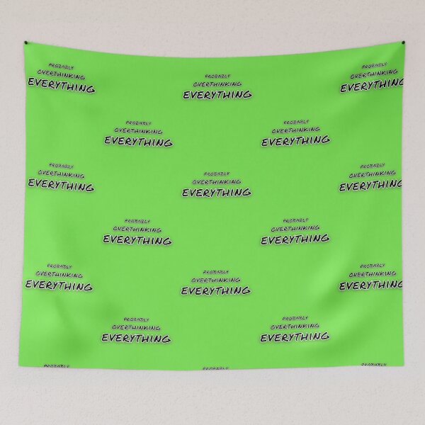 Item preview, Probably Overthinking Everything Funny Quote Design designed and sold by Snedsdigital.