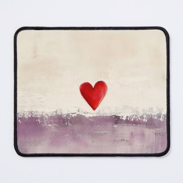 Item preview, Minimalist Heart Stripe Wall Art Neutral Abstract Love Print designed and sold by NarjaShop.