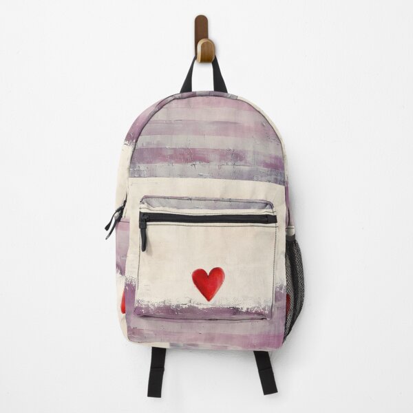 Item preview, Minimalist Heart Stripe Wall Art Neutral Abstract Love Print designed and sold by NarjaShop.