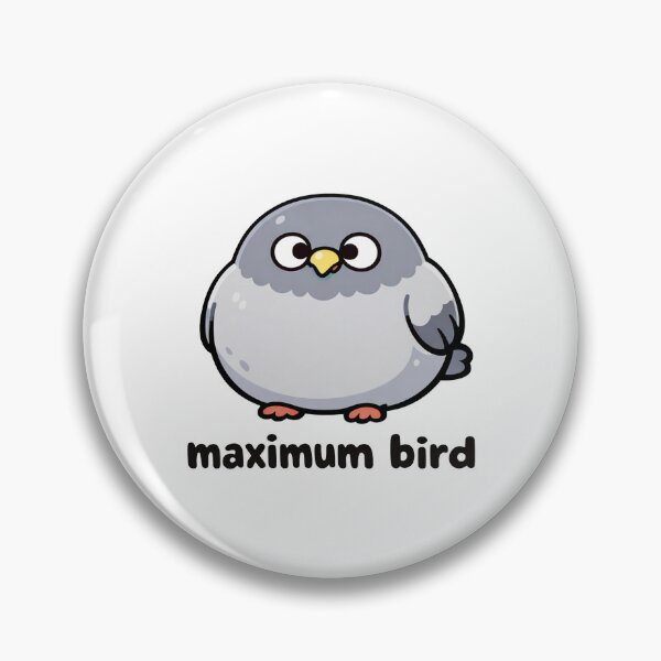 Item preview, Maximum Bird Cute Round Pigeon Funny designed and sold by MonkiFlipp.