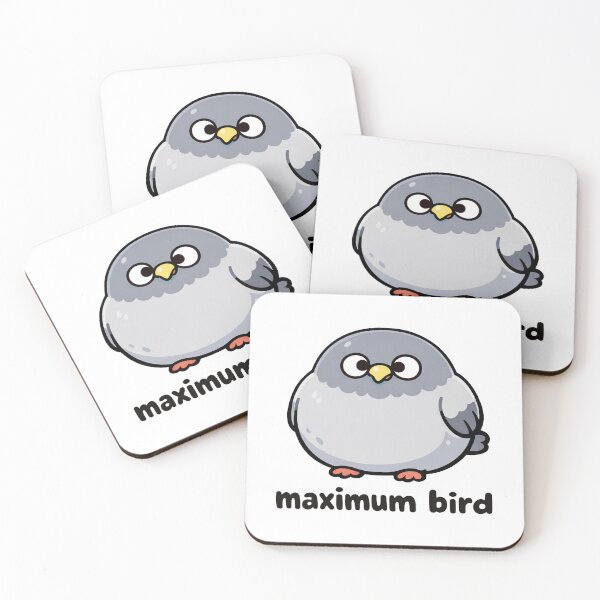 Item preview, Maximum Bird Cute Round Pigeon Funny designed and sold by MonkiFlipp.