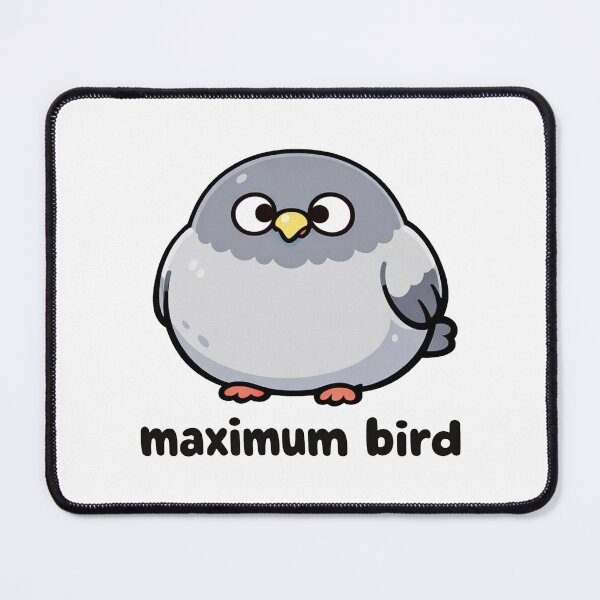 Item preview, Maximum Bird Cute Round Pigeon Funny designed and sold by MonkiFlipp.