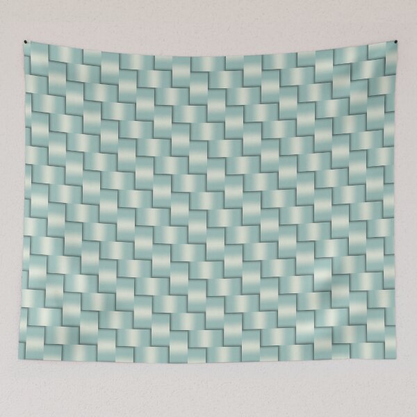 Item preview, Horizontal Duck egg basket weave seamless repeating pattern designed and sold by SeamlessDsign.
