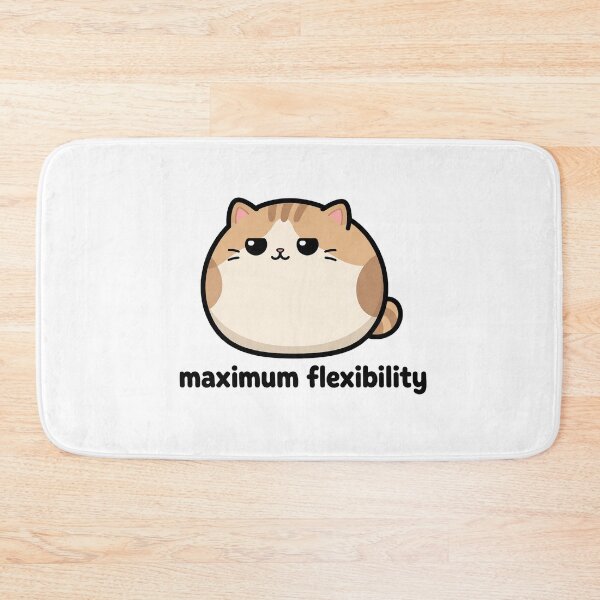 Item preview, Maximum Flexibility Cat Funny Cute designed and sold by MonkiFlipp.