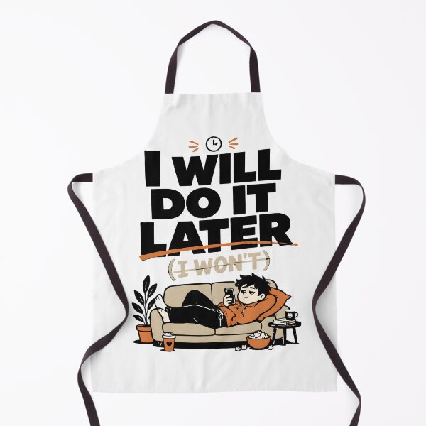 Item preview, Procrastination Shirt – I Will Do It Later Funny Quote Tee, Lazy Humor Graphic Shirt, Relatable Meme T-Shirt designed and sold by lamiarte.