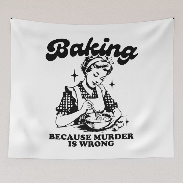 Item preview, Vintage style pin-up baking housewife | budflux.com designed and sold by Budflux.