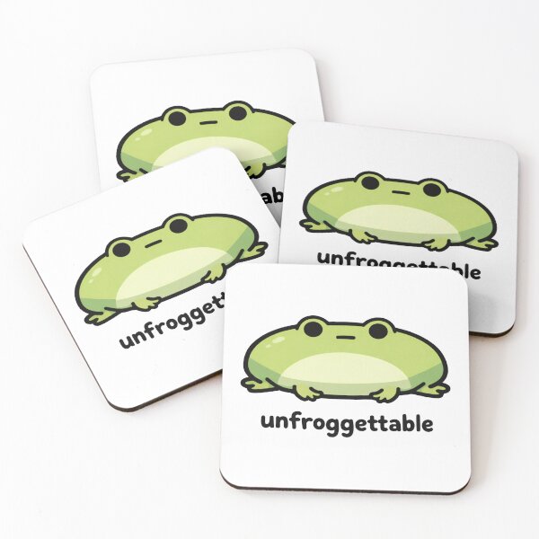 Item preview, Unfroggettable Cute Frog Pun designed and sold by MonkiFlipp.