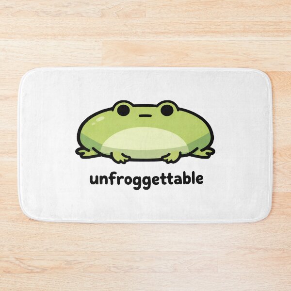 Item preview, Unfroggettable Cute Frog Pun designed and sold by MonkiFlipp.