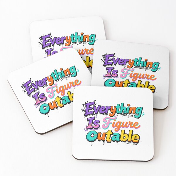 Item preview, Everything Is Figureoutable Modern Inspiration designed and sold by SkeletonsDanger.