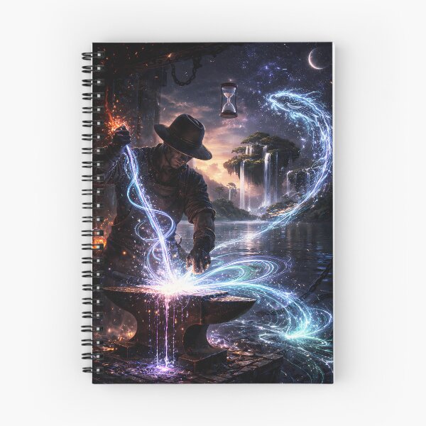 Item preview, Fantasy Blacksmith Magic Creation Energy Art designed and sold by KnitOfShadoF.