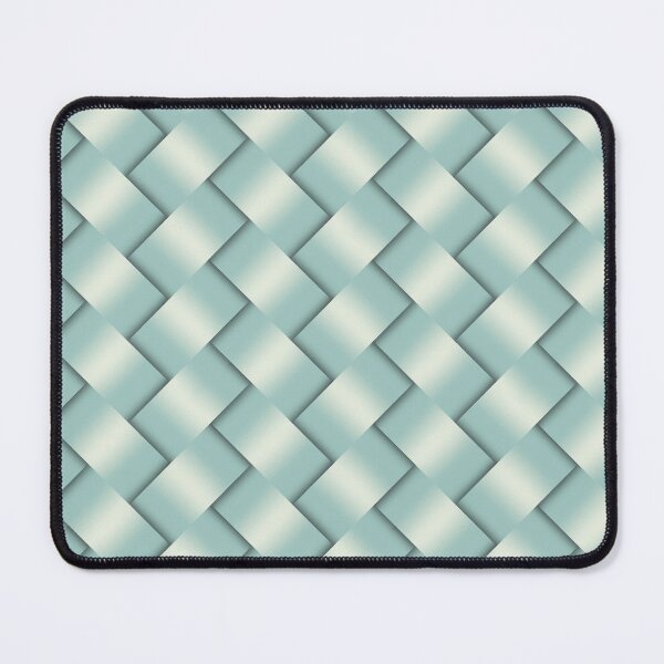 Item preview, Diagonal Duck egg basket weave seamless repeating pattern designed and sold by SeamlessDsign.
