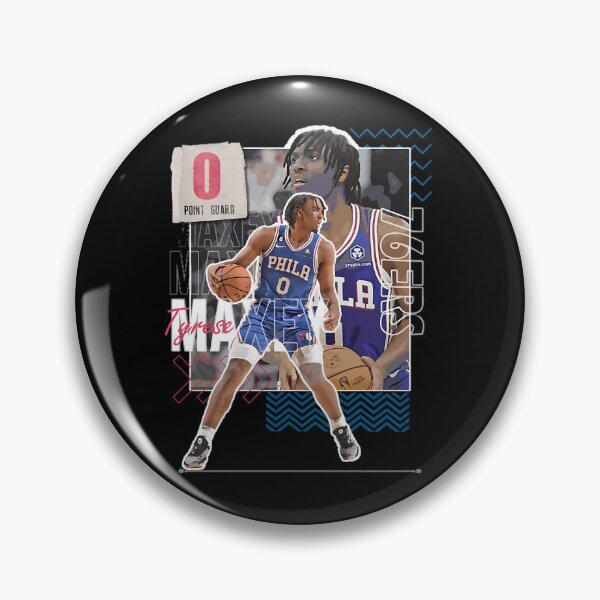 Item preview, Tyrese sport Maxey basketball Paper  76ers 6  designed and sold by Doa-Damian.