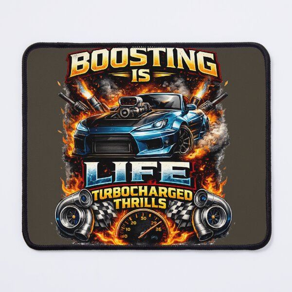 Item preview, Boosting Is Life Turbo Car Tee designed and sold by Nixora.