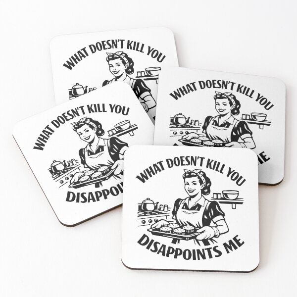 Item preview, Vintage style pin-up disappointed housewife | budflux.com designed and sold by Budflux.