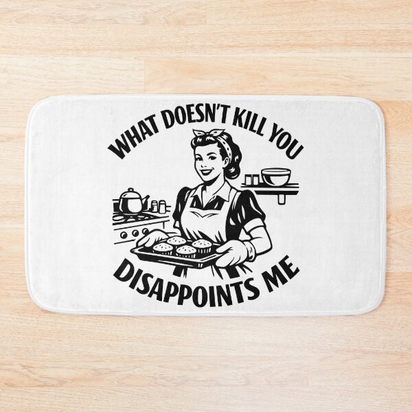 Item preview, Vintage style pin-up disappointed housewife | budflux.com designed and sold by Budflux.