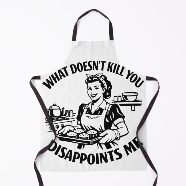 Item preview, Vintage style pin-up disappointed housewife | budflux.com designed and sold by Budflux.