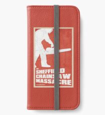THE SHEFFIELD CHAINSAW MASSACRE POSTER iPhone Wallet/Case/Skin
