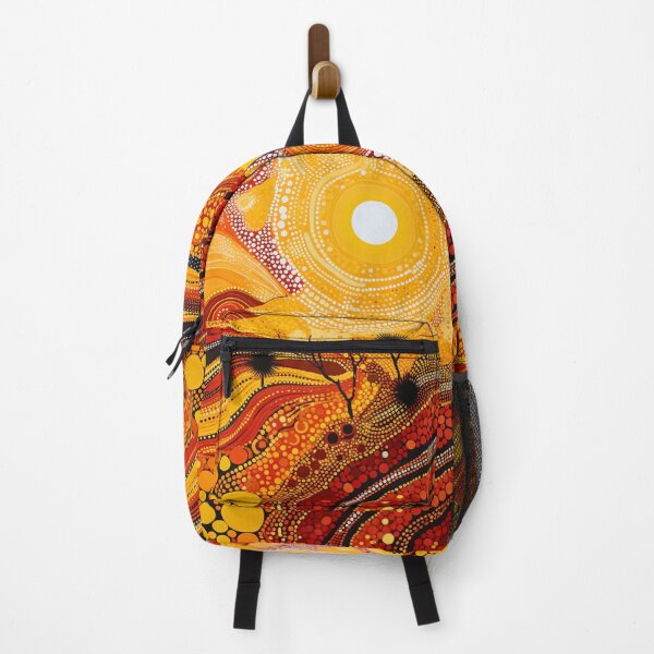 Item preview, Aboriginal Inspired Dot Art - Spreading Sun designed and sold by GrinGalore.