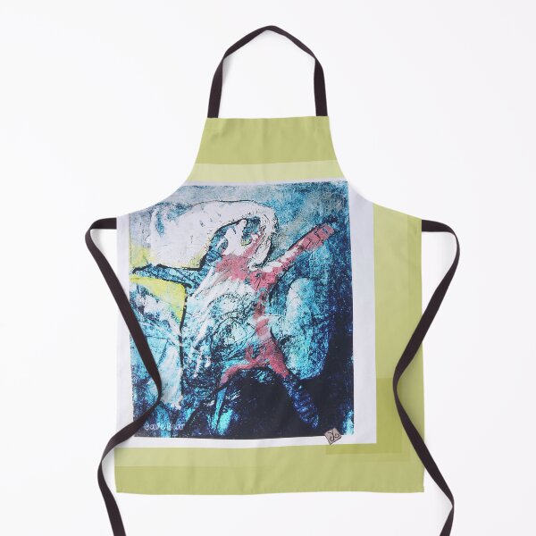 Item preview, Cave Bear Dancing (Original Etching and Mix Media Painting by ACCI) designed and sold by VanyssaGraphics.