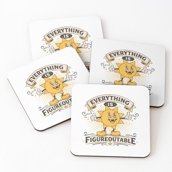 Item preview, Everything Is Figureoutable Modern Quote designed and sold by SkeletonsDanger.