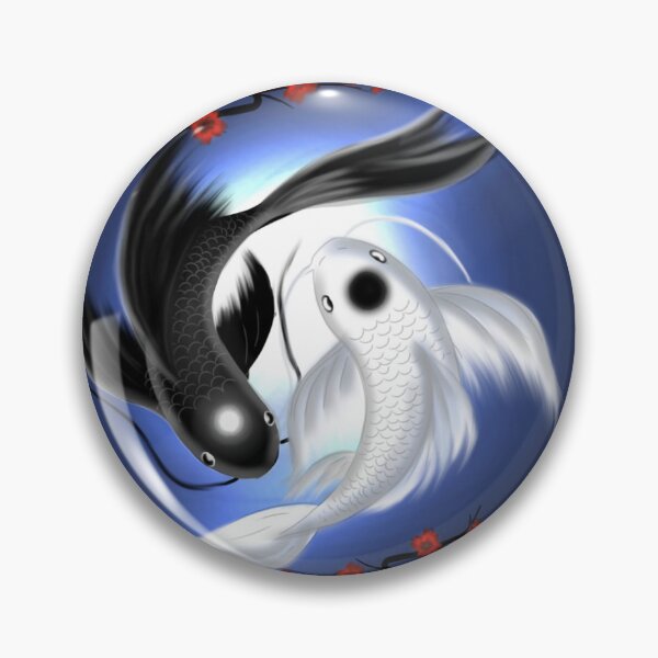 Artikelvorschau, Yin-Yang-Fischmalerei entworfen und verkauft von Artsofmini.