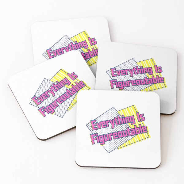 Item preview, Everything Is Figureoutable Stylish Inspiration designed and sold by SkeletonsDanger.
