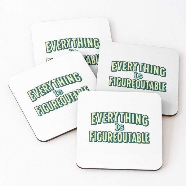 Item preview, Everything Is Figureoutable Keep Going Quote designed and sold by SkeletonsDanger.