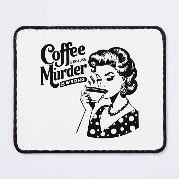 Item preview, Vintage style pin-up drinking housewife | budflux.com designed and sold by Budflux.