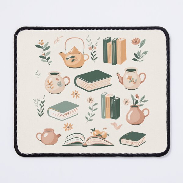 Item preview, Floral Books and Tea designed and sold by xiao xuans.