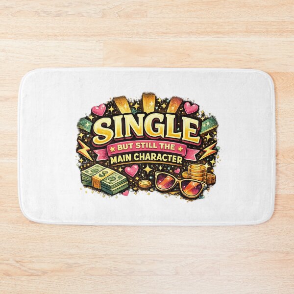 Item preview, Funny Quote Single but still the main character  designed and sold by Swati's Digital Den.