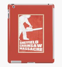 THE SHEFFIELD CHAINSAW MASSACRE POSTER iPad Case/Skin