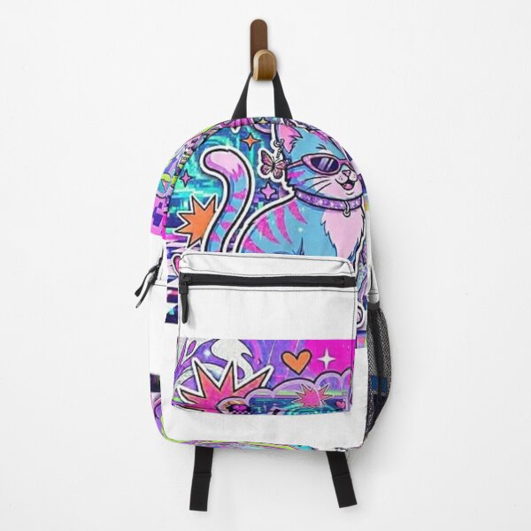 Item preview, Retro Y2K Cyber Cats - Aesthetic 90s Neon Party designed and sold by Csstoree.