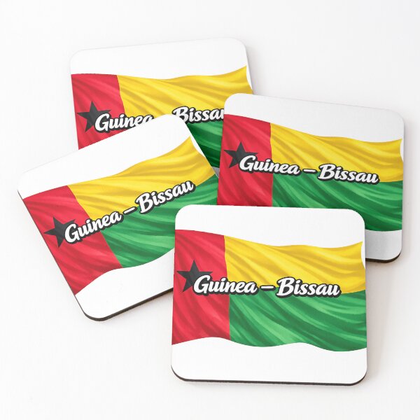 Item preview, Guinea-Bissau Flag Waving Design – West Africa National Pride Graphic, Bissau-Guinean Heritage Artwork designed and sold by GarnerSupplyCo.