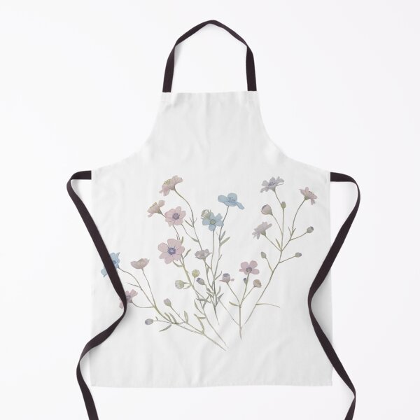 Item preview, Blue flowers watercolor designed and sold by uunaa.