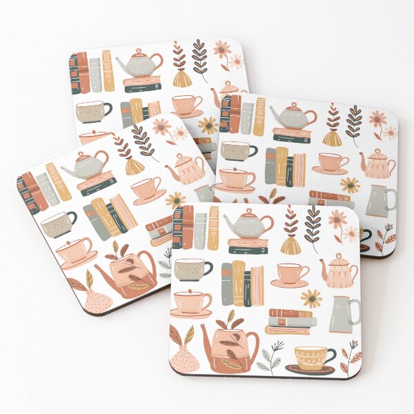 Item preview, Floral Books and Tea designed and sold by xiao xuans.