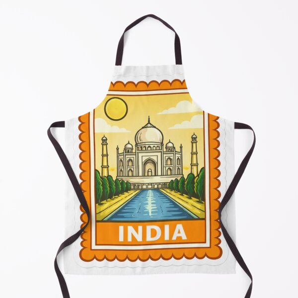 Item preview, India Taj Mahal Travel Stamp Sticker Magnet designed and sold by CLOUTKULT.