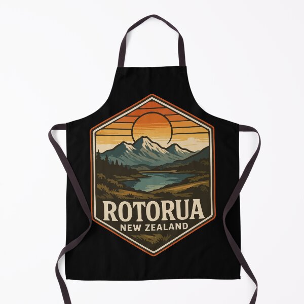 Item preview, Rotorua New Zealand Vintage Travel designed and sold by TomFrontierArt.