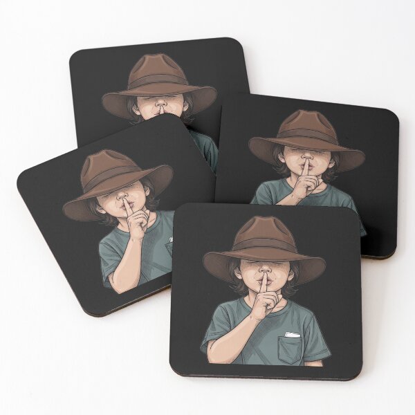 Item preview, Shh! Secret Keeper Kid in Cowboy Hat – Cute Shushing Gesture Cartoon T-Shirt designed and sold by Radhestore.