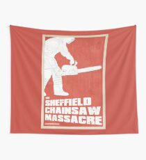 THE SHEFFIELD CHAINSAW MASSACRE POSTER Wall Tapestry