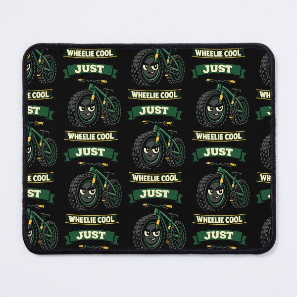 Item preview, Just Wheelie Cool Funny Bike Pun Design designed and sold by TeeTimeTreasure.