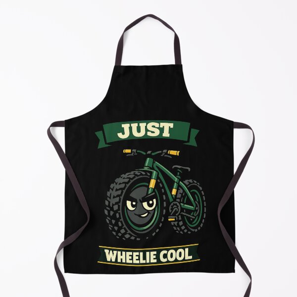 Item preview, Just Wheelie Cool Funny Bike Pun Design designed and sold by TeeTimeTreasure.