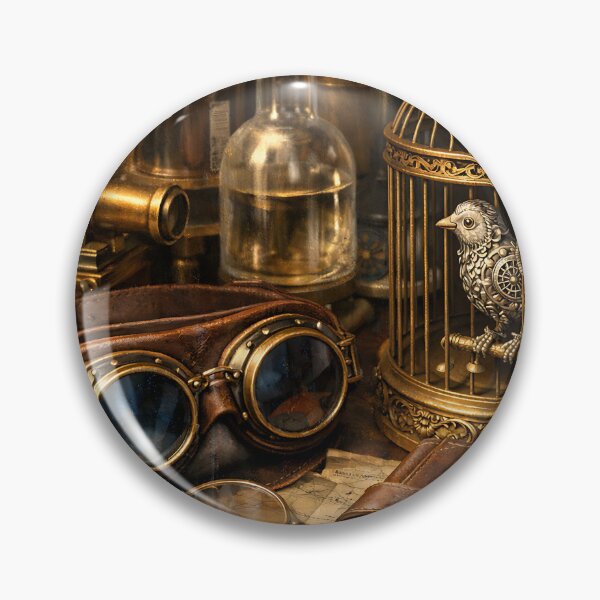 Item preview, The Aeronaut’s Vanity - Steampunk Art designed and sold by bapupa.