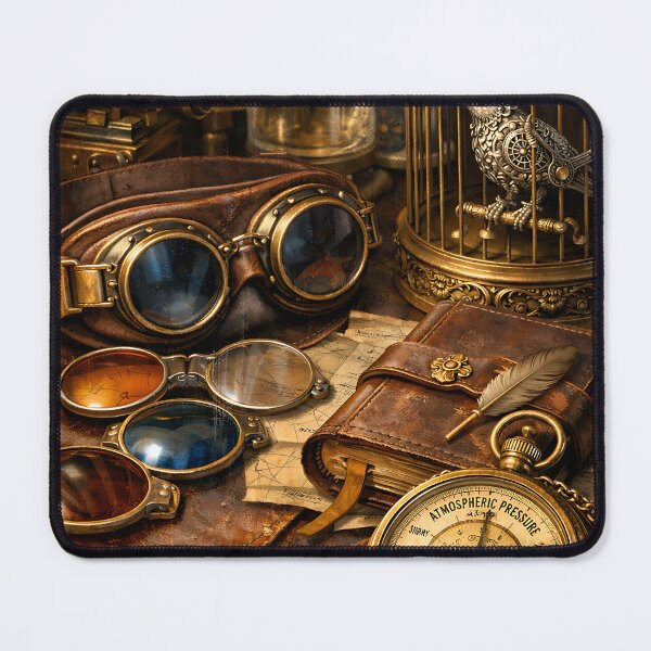 Item preview, The Aeronaut’s Vanity - Steampunk Art designed and sold by bapupa.