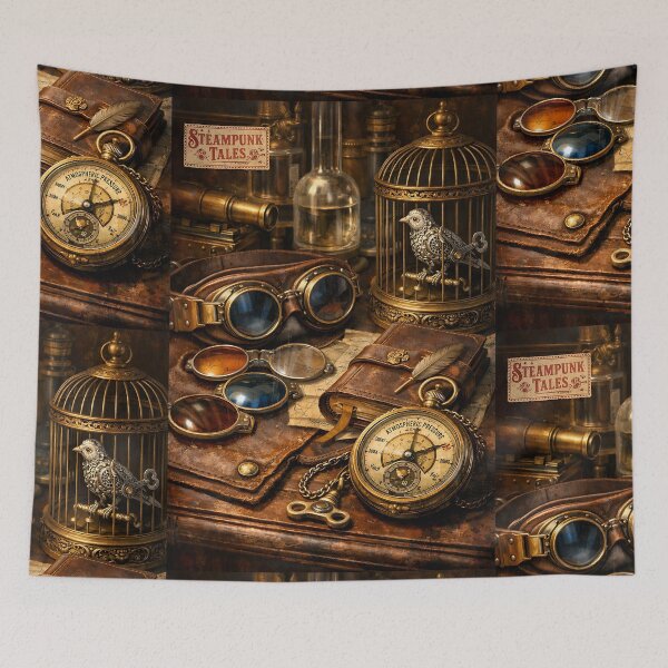Item preview, The Aeronaut’s Vanity - Steampunk Art designed and sold by bapupa.