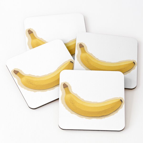 Item preview, Ripped Paper Banana Minimal Pop Art designed and sold by Jaozz97.