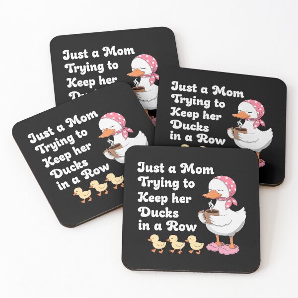 Item preview, Just a mom trying to keep ducks in a row designed and sold by HandicraftArt.