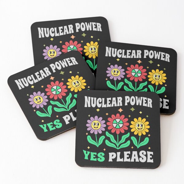 Item preview, Nuclear power yes please smiling flowers designed and sold by HandicraftArt.